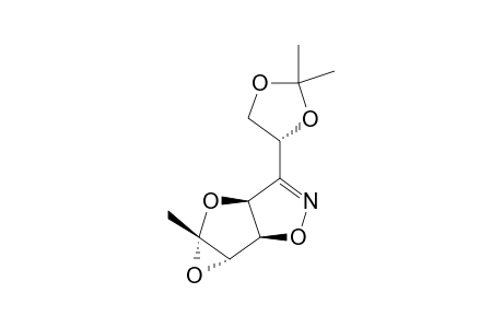 (3A-S,5S,6S,6A-R,1'S)-5,6-EPOXY-3-(1',2'-O-ISOPROPYLIDENEDIOXYETHYL)-5-METHYL-3A,5,6,6A-TETRAHYDROFURO-[2,3-D]-ISOXAZOLE