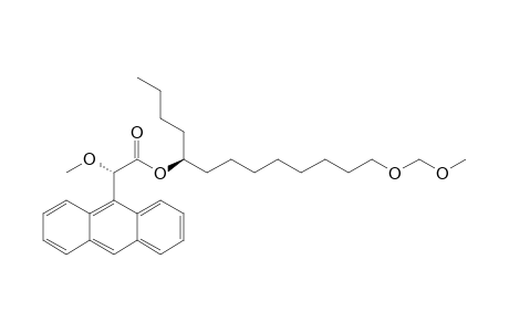 (S)-14,16-Dioxa-5-heptadecyl-(S)-(+)-.alpha.-methoxy-.alpha.-(9-anthryl)acetate