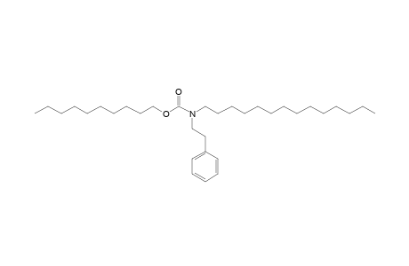 Carbonic acid, monoamide, N-(2-phenylethyl)-N-tetradecyl-, decyl ester