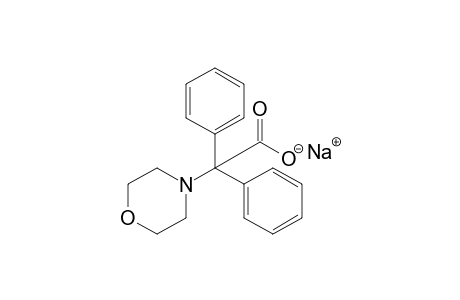 alpha,alpha-diphenyl-4-morpholineacetic acid, sodium salt