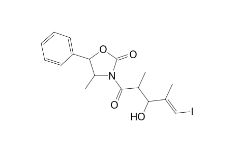 2-Oxazolidinone, 3-(3-hydroxy-5-iodo-2,4-dimethyl-1-oxo-4-pentenyl)-4-methyl-5-phenyl-, [4R-[3(2R*,3R*,4E),4.alpha.,5.alpha.]]-