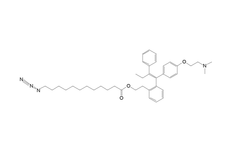 1-[4-(2-DIMETHYLAMINOETHOXY)-PHENYL]-1-[2-(12-AZIDODODECANOYL)-OXYETHYL]-PHENYL]-2-PHENYLBUT-1-ENE