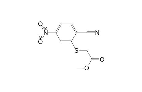 Acetic acid, 2-(2-cyano-5-nitrophenylthio)-, methyl ester