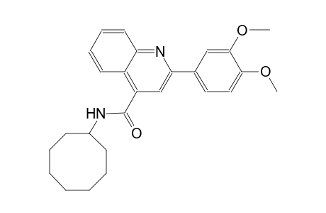 N-cyclooctyl-2-(3,4-dimethoxyphenyl)-4-quinolinecarboxamide