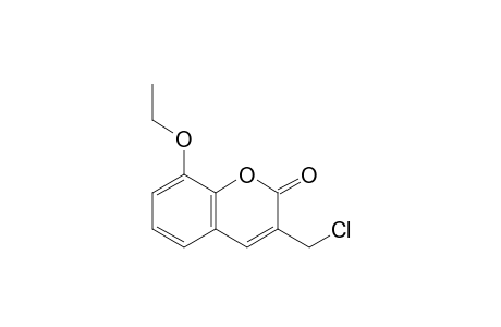 3-(chloromethyl)-8-ethoxy-1-benzopyran-2-one