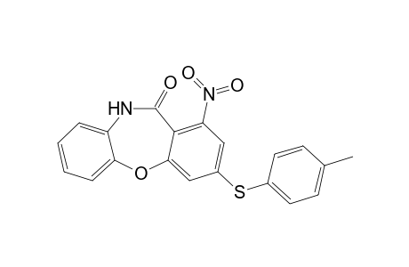 7-Nitro-9-(p-tolylsulfanyl)-5H-benzo[b][1,4]benzoxazepin-6-one