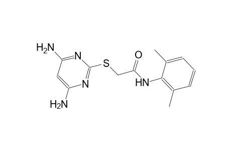 2-[(4,6-diamino-2-pyrimidinyl)sulfanyl]-N-(2,6-dimethylphenyl)acetamide
