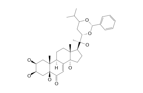 Ponasterone-C-22,24-benzylidene-acetal
