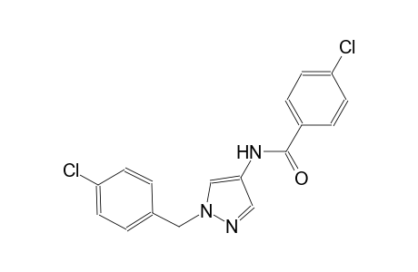4-chloro-N-[1-(4-chlorobenzyl)-1H-pyrazol-4-yl]benzamide