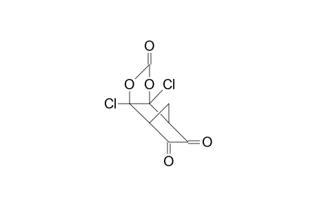 5,6-Carbonyldioxy-5,6-dichloro-bicyclo(2.2.1)heptan-2,3-dione