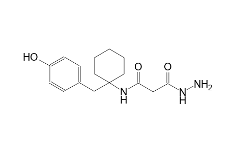2-Hydrazinocarbonyl-N-[1-(4-hydroxy-benzyl)-cyclohexyl]-acetamide
