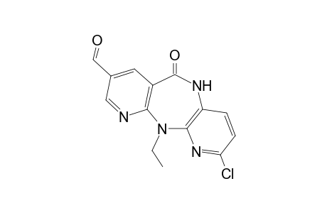 2-Chloro-5,11-dihydro-11-ethyl-8-formyl-6H-dipyrido[3,2-b:2',3'-e][1,4]diazepin-6-one