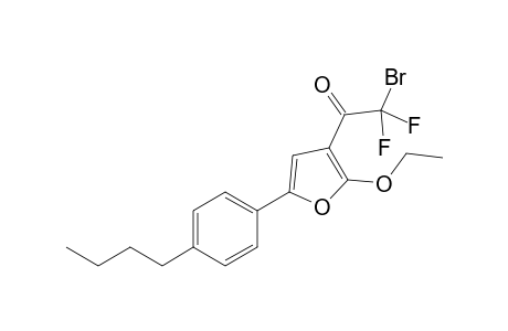 2-Bromo-1-(5-(4-butylphenyl)-2-ethoxyfuran-3-yl)-2,2-difluoroethanone