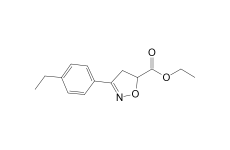 3-(4-Ethylphenyl)-2-isoxazoline-5-carboxylic acid ethyl ester