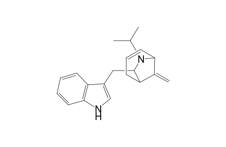 6-Azabicyclo[3.2.1]oct-3-ene, 7-(1H-indol-3-ylmethyl)-8-methylene-6-(1-methylethyl)-, exo-(-)-