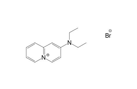 2-(diethylamino)quinolizinium bromide
