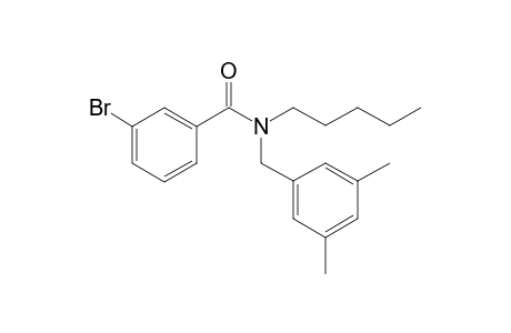 Benzamide, 3-bromo-N-(3,5-dimethylbenzyl)-N-pentyl-