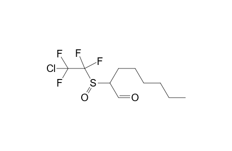 2-(2-Chlorotetrafluoroethanesulfinyl)octanal