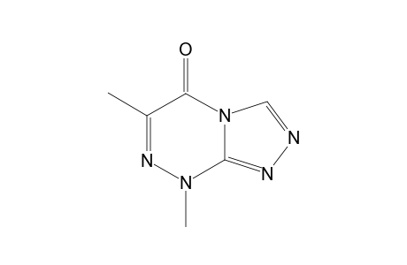 6,8-DIMETHYL-s-TRIAZOLO[3,4-c]-as-TRIAZIN-5(8H)-ONE