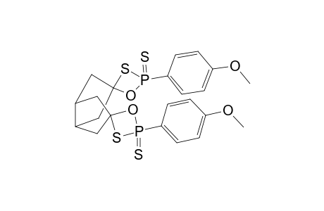 3,7-bis{spiro[P-(4'-Methoxyphenyl)-P-thioxo-2-thia-3'-phospha-4-oxacyclobuta}-[bicyclo[3.3.0]octane