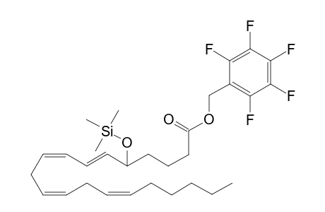 Pentafluorophenylmethyl 5-(trimethylsiloxy)eicosan-6(E),8(Z),11(Z),14(Z)-tetraenoate