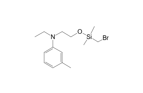 2-(N-Ethyl-N-m-tolyl)aminoethanol, bromomethyldimethylsilyl ether