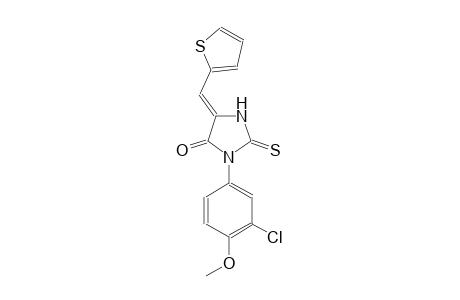 4-imidazolidinone, 3-(3-chloro-4-methoxyphenyl)-5-(2-thienylmethylene)-2-thioxo-, (5Z)-
