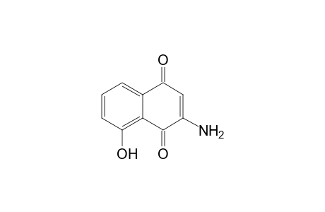 1,4-Naphthalenedione, 2-amino-8-hydroxy-