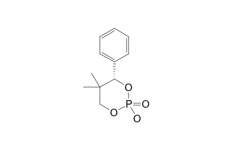 (+/-)-2-HYDROXY-2-OXO-5,5-DIMETHYL-4-PHENYL-1,3,2-DIOXAPHOSPHORINANE