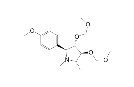 (2S,3S,4S,5S)-3,4-bis[(methoxymethyl)oxy]-2-(p-methoxyphenyl)-1,5-dimethylpyrrolidine