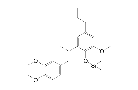 [2-[2-(3,4-dimethoxyphenyl)-1-methyl-ethyl]-6-methoxy-4-propyl-phenoxy]-trimethyl-silane