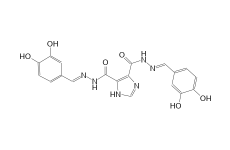 N'~4~,N'~5~-bis[(E)-(3,4-dihydroxyphenyl)methylidene]-1H-imidazole-4,5-dicarbohydrazide