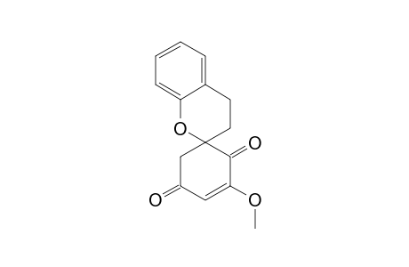 BAUHISPIRORIN_A;3'-METHOXY-3,4-DIHYDRO-2'-H,5'-H-SPIRO-[CHROMENE-2,1'-CYCLOHEX-[3]-ENE]-2',5'-DIONE