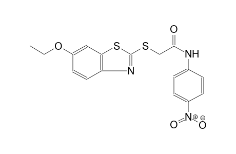 acetamide, 2-[(6-ethoxy-2-benzothiazolyl)thio]-N-(4-nitrophenyl)-