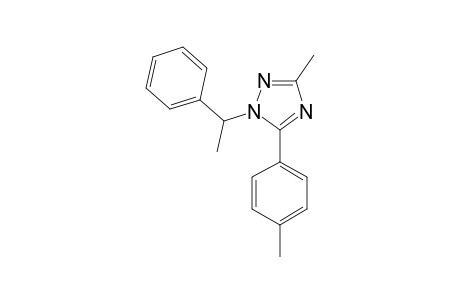 5-(4-TOLYL)-3-METHYL-1-(1-PHENYLETHYL)-1H-1,2,4-TRIAZOLE