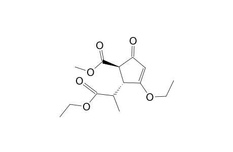 (4R,5R)-3-Ethoxy-4-[1-(ethoxycarbonyl)ethyl]-5-(methoxycarbonyl)-2-cyclopenten-1-one