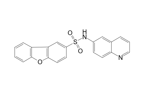 Dibenzofuran-2-sulfonic acid, (quinolin-6-yl)amide