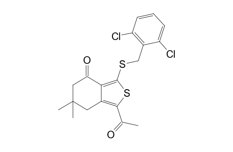 1-acetyl-3-[(2,6-dichlorobenzyl)thio]-6,7-dihydro-6,6-dimethylbenzo[c]thiophen-4(5H)-one