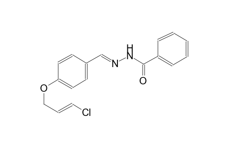 benzoic acid, 2-[(E)-[4-[[(2E)-3-chloro-2-propenyl]oxy]phenyl]methylidene]hydrazide