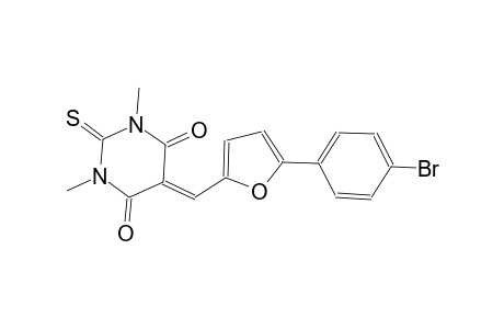 5-{[5-(4-bromophenyl)-2-furyl]methylene}-1,3-dimethyl-2-thioxodihydro-4,6(1H,5H)-pyrimidinedione