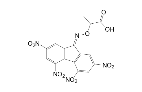 (+)-2-{[(2,4,5,7-tetranitrofluoren-9-ylidene)amino]oxy}propionic acid