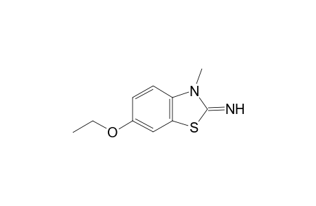 (6-ethoxy-3-methyl-1,3-benzothiazol-2-ylidene)amine