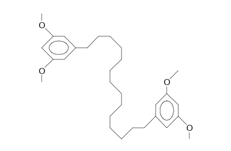 1,14-Bis(3,5-dimethoxy-phenyl)-tetradecane