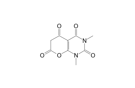 1,3-dimethyl-6-hydroxy-1,2,3,4-tetrahydro-beta,2,4-trioxo-5-pyrimidinepropionic acid, delta-lactone