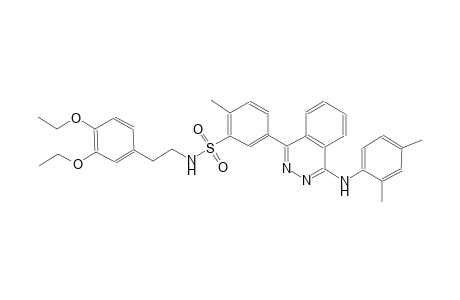 benzenesulfonamide, N-[2-(3,4-diethoxyphenyl)ethyl]-5-[4-[(2,4-dimethylphenyl)amino]-1-phthalazinyl]-2-methyl-