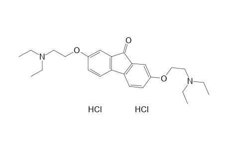 2,7-bis[2-(diethylamino)ethoxy]fluoren-9-one, dihydrochloride