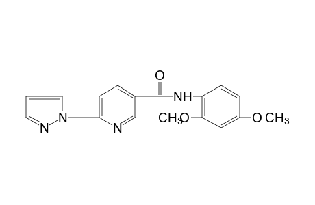 2',4'-DIMETHOXY-6-(PYRAZOL-1-YL)NICOTINANILIDE