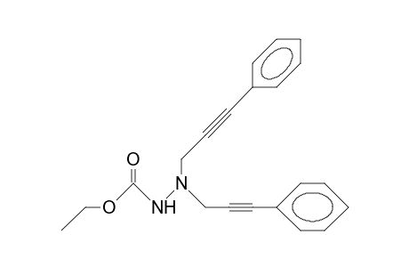 1-Ethoxycarbonyl-2,2-bis(3-[1-phenyl-propynyl])- hydrazine