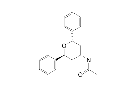 cis-2,6-Diphenyl-4-acetylamino-oxane