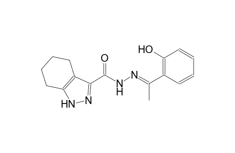 1H-indazole-3-carboxylic acid, 4,5,6,7-tetrahydro-, 2-[(E)-1-(2-hydroxyphenyl)ethylidene]hydrazide